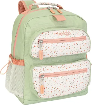 Bentgo Kids Backpack (Whimsy & Wonder Collection) - Lightweight 14’’ for School, Travel & Daycare - Ideal for Kids 4 , Durable & Water-Resistant, Roomy Interior, Loop for Lunch Bag (Geo Speckle)