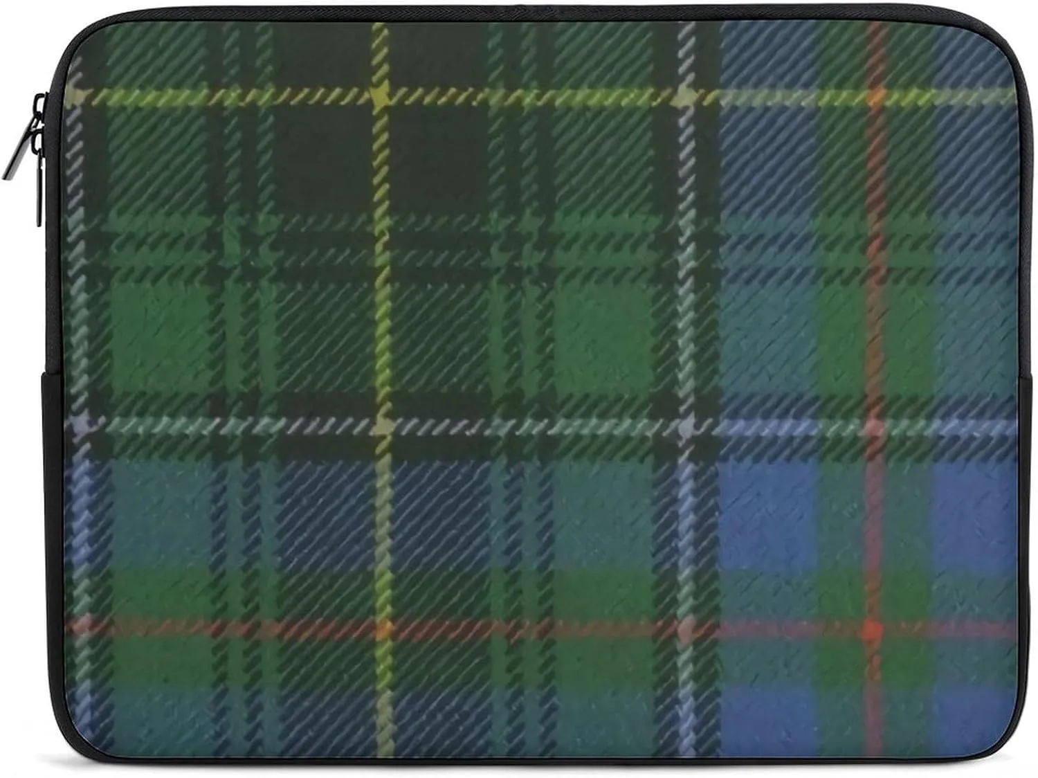 Black Watch Tartan Pattern All Print Hands Free Withdrawal Laptop Bag Unisex
