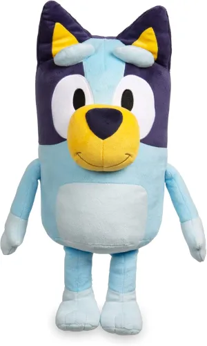 Bluey Jumbo Plush 40 cm, Blue Dog Plush, as in The Children's Series, Soft and Soft, to Hug and accompany Your Children, Famous (BLY05000)