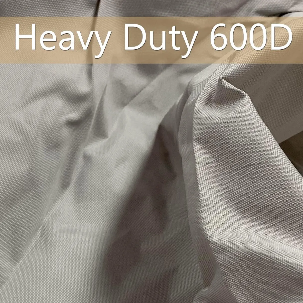Boat Center Console Cover, 600D Marine Grade Polyester Canvas, Waterproof, Grey (Large Size up to 46" W 40" L 45" H)