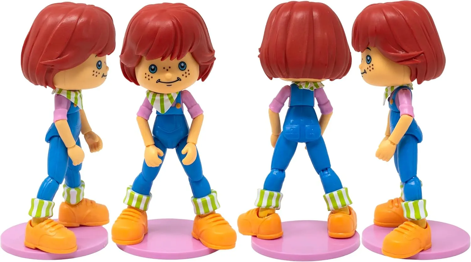 Boss Fight Studio Strawberry Shortcake Huckleberry Pie with Pupcake, Collectible Action Figure – Highly Articulated Fruity Scented Figurine with Accessories, Interchangeable Parts, and Stand – 1:12