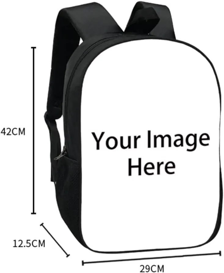 Boys Indigo Park Backpack 3Pcs Set Indigo Park 3D Figure Printed Backpack Indigo Park Shoulder Bag - 16.5in (03,3pcs)