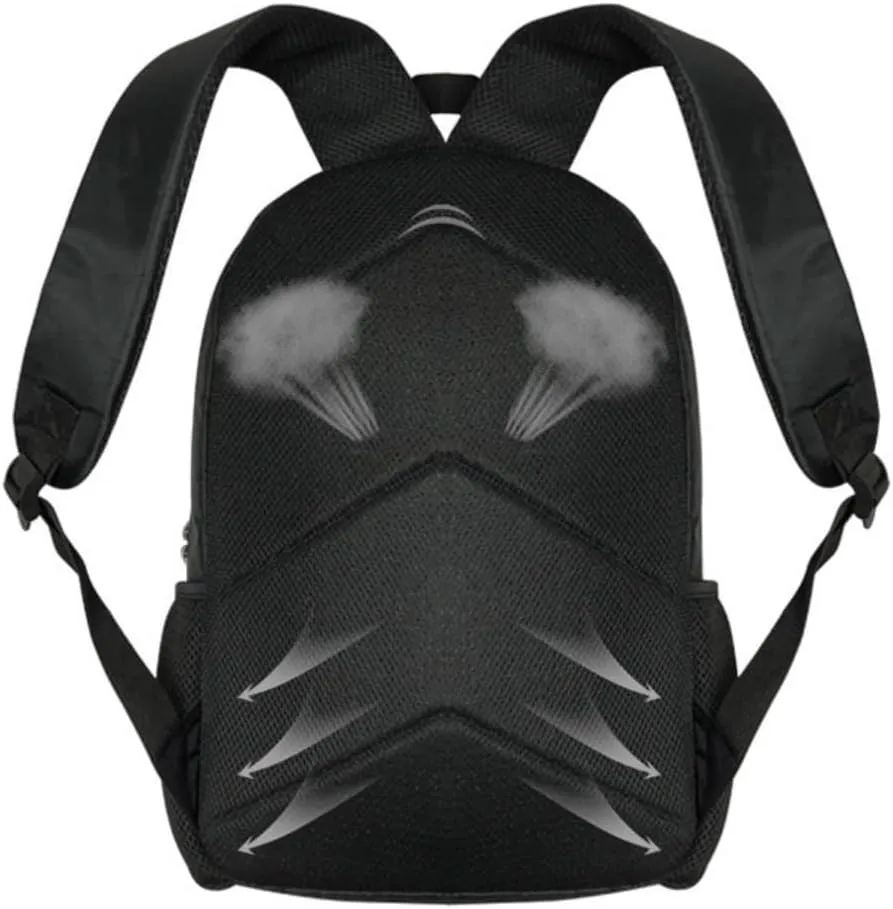Boys Indigo Park Backpack 3Pcs Set Indigo Park 3D Figure Printed Backpack Indigo Park Shoulder Bag - 16.5in (03,3pcs)