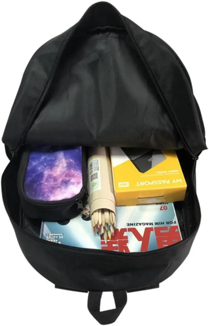 Boys Indigo Park Backpack 3Pcs Set Indigo Park 3D Figure Printed Backpack Indigo Park Shoulder Bag - 16.5in (03,3pcs)