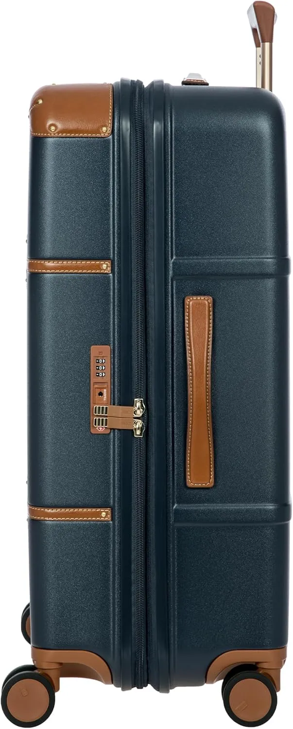 Bric's Bellagio Expandable Spinner Trunk - 27" Carry On Suitcase - TSA Approved Luggage - Blue