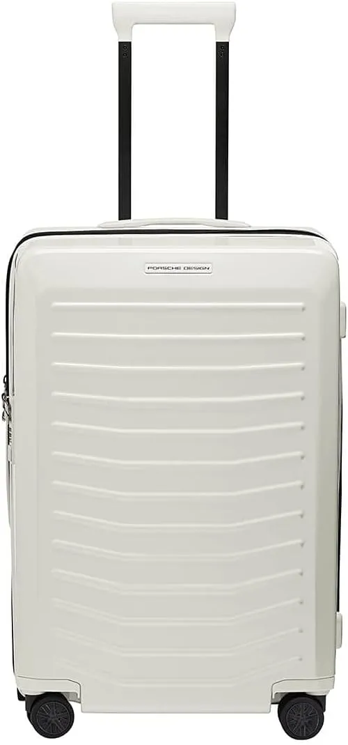 Bric's PORSCHE DESIGN 27 inch Expandable Spinner Luggage - Expandable Depth of 1.5" - Hardside Travel Suitcase - Roadster Collection - White