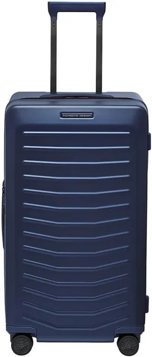 Bric's PORSCHE DESIGN 29 Inch Spinner Trunk - Hardside Luggage - 29" H x 17" W x 15.5" D Volume - Travel Suitcase with Wheels - Roadster Collection - Dark Blue Matte