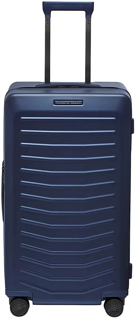 Bric's PORSCHE DESIGN 29 Inch Spinner Trunk - Hardside Luggage - 29" H x 17" W x 15.5" D Volume - Travel Suitcase with Wheels - Roadster Collection - Dark Blue Matte