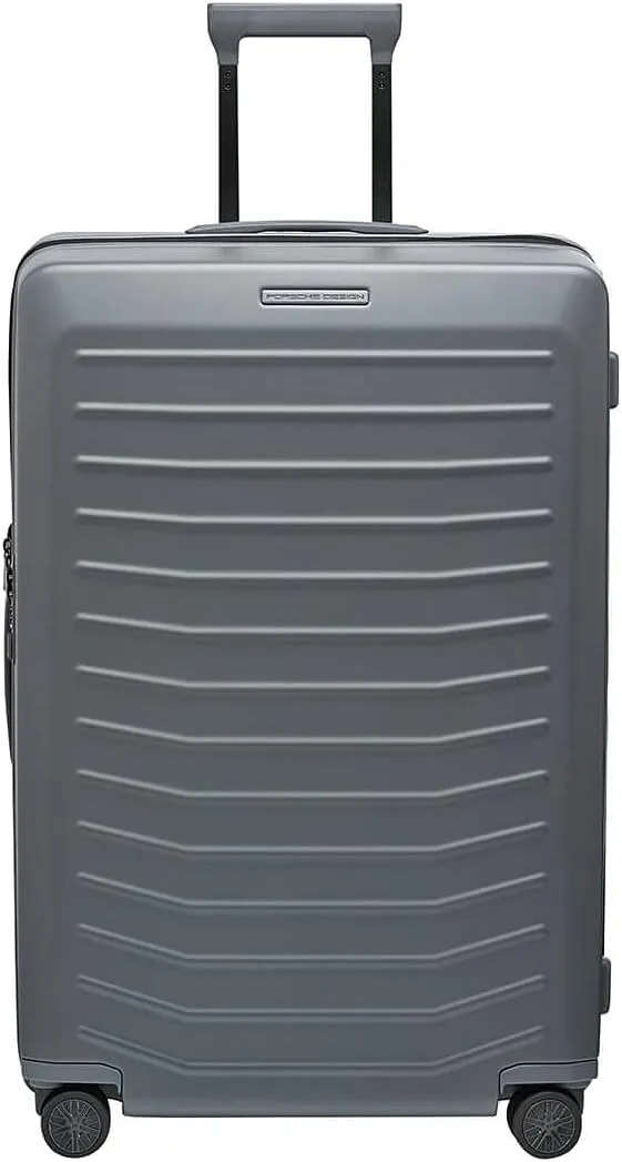 Bric's PORSCHE DESIGN 30 inch Expandable Spinner Luggage - Expandable Depth of 1.5" - Hardside Travel Suitcase - Roadster Collection - Anthracite Matte