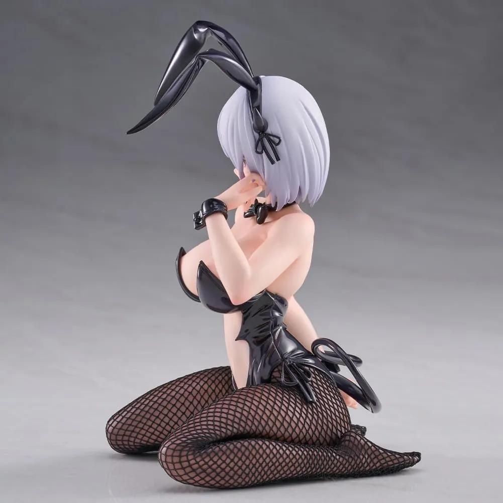 Bunny Girl NONO Figure Sitting Position Anime Girl Figure 5.9" Handmade Original Painting Action Figure Collections Desktop Decoration Ornaments