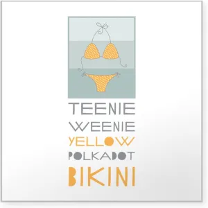 CafePress Teenie Weenie Sticker Square Bumper Sticker Car Decal