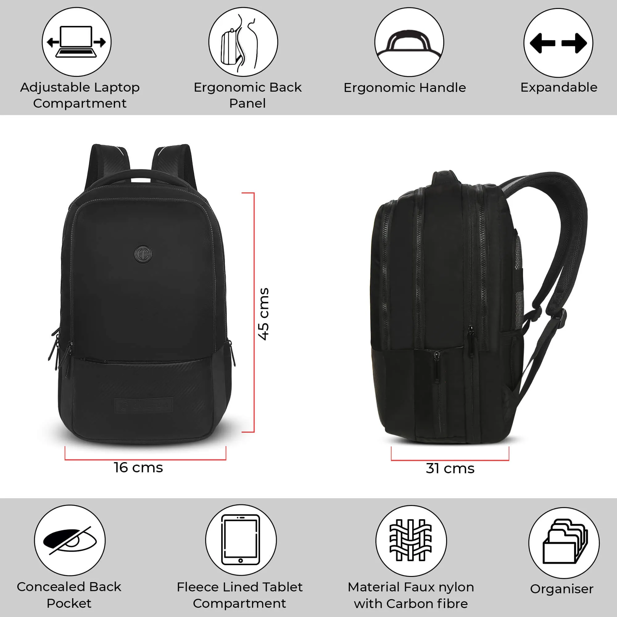 Carlton Berkeley Laptop backpack