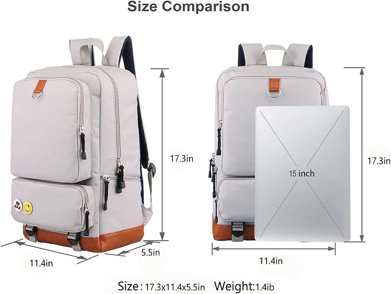 Casual Wear Resistant Laptop Bag-Hazbin Hotel Graphic Knapsack-Novelty Canvas Travel Knapsack,One Size