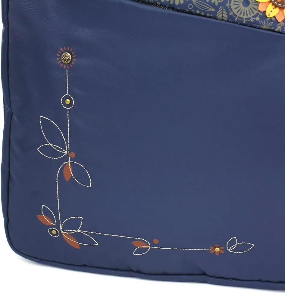 CHALA CV-Venture Zip-Around Tote - RFID Protected Expandable Shoulder Purse Tote Bag with Detachable Crossbody Strap