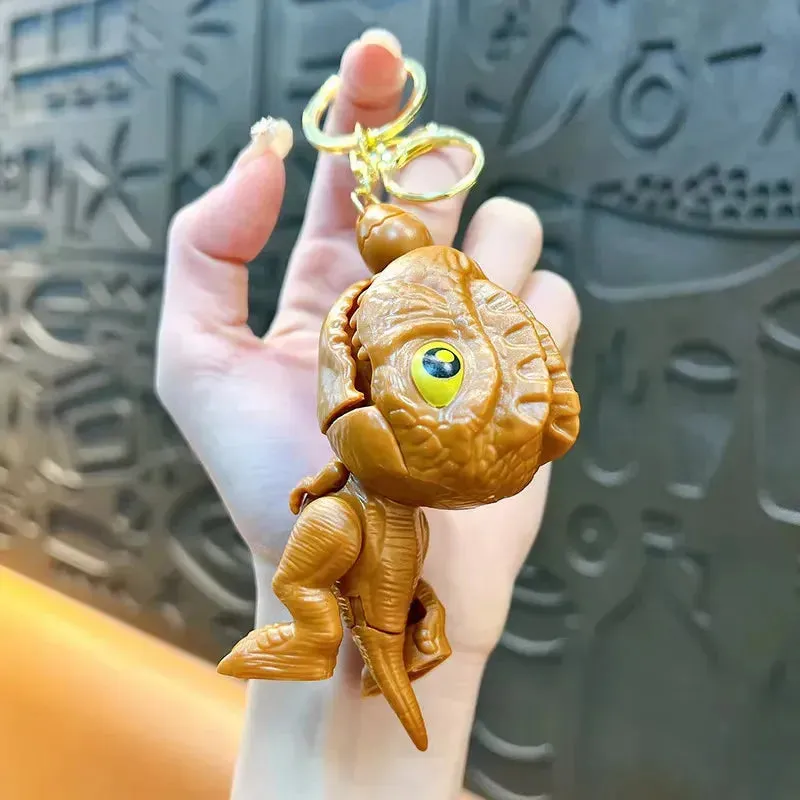 Chomp Champ Dinosaur String Keychain
