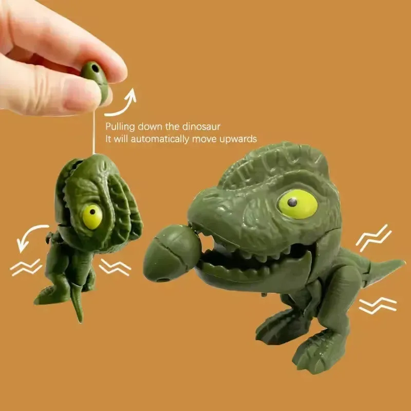 Chomp Champ Dinosaur String Keychain