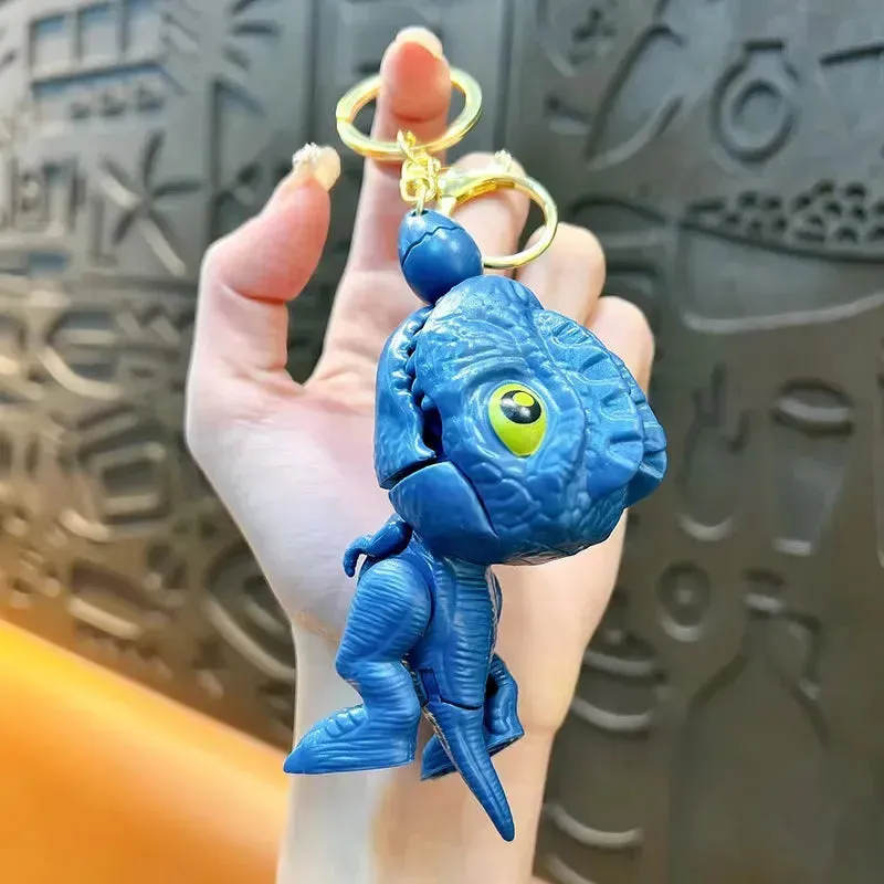 Chomp Champ Dinosaur String Keychain