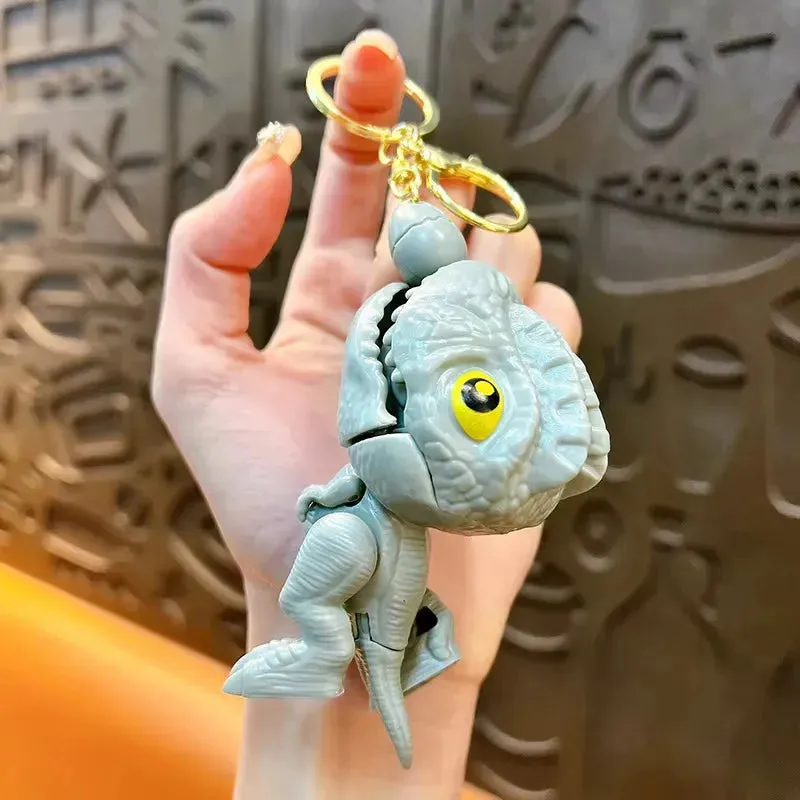 Chomp Champ Dinosaur String Keychain