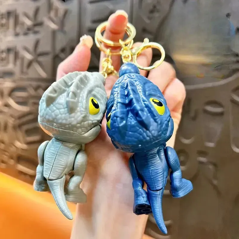Chomp Champ Dinosaur String Keychain