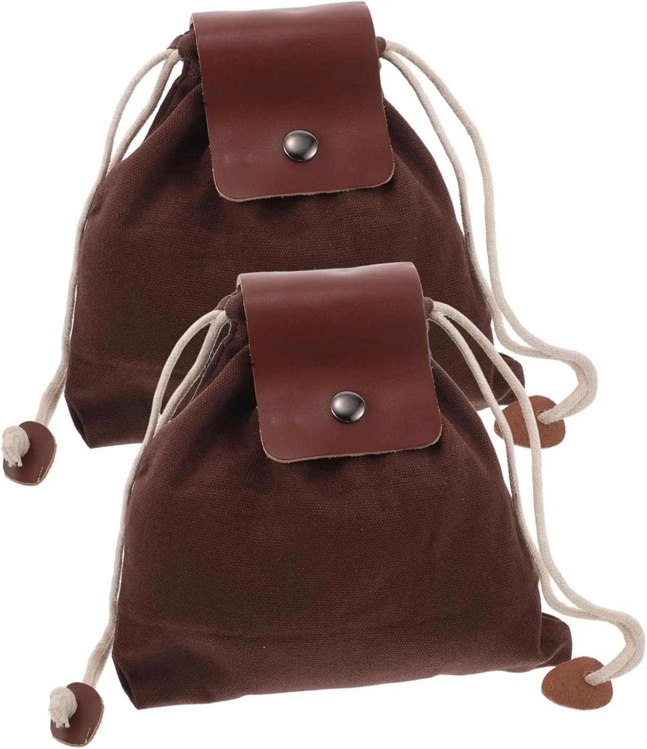 Ciieeo Hunting Foraging Bag Mushroom Foraging Bag Canvas Pouches Drawstring for Outdoor Fruit Picking and Gardening