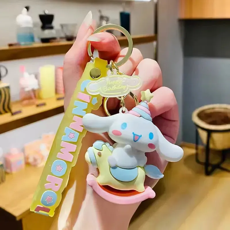 Cinnamoroll Birthday Carnival Keychain