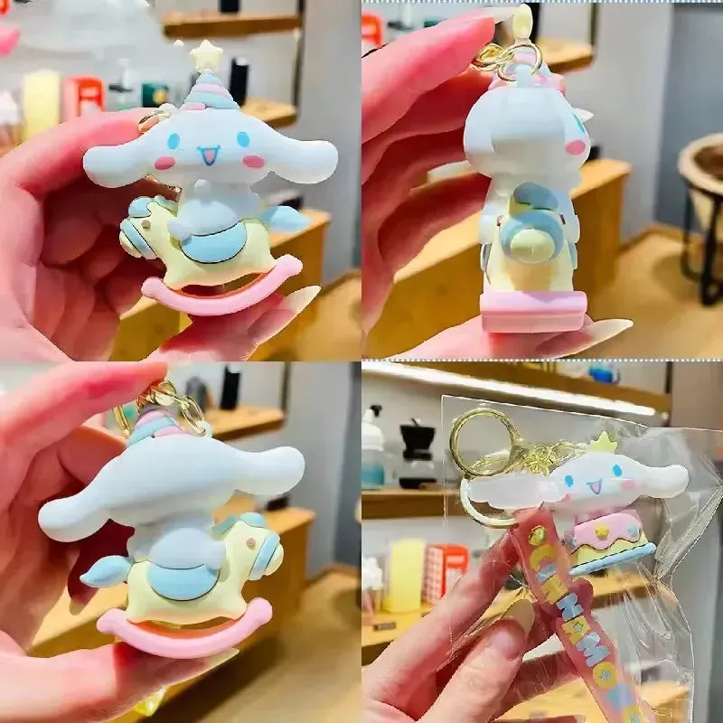 Cinnamoroll Birthday Carnival Keychain