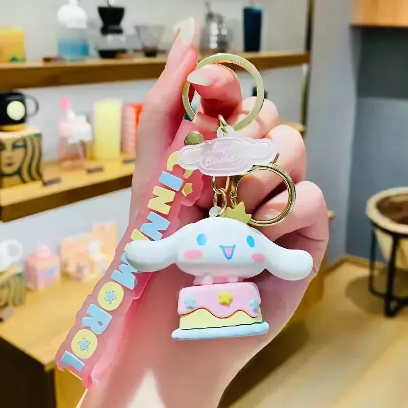 Cinnamoroll Birthday Carnival Keychain