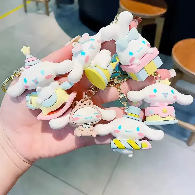 Cinnamoroll Birthday Carnival Keychain