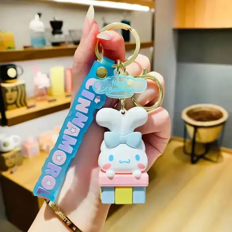 Cinnamoroll Birthday Carnival Keychain