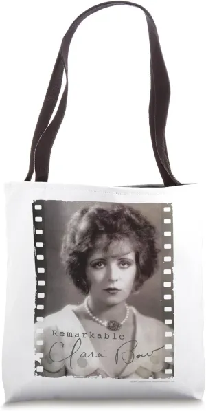 Clara Bow Remarkable Photo Reel Tote Bag