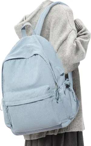 Classic Backpack For School Girls Boys Backpack with USB Charging Port College Back pack Lightweight Casual Daypacks Cute High School Bookbag for Students(Blue)