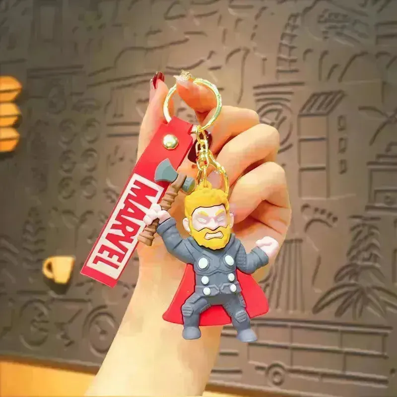 Classic Marvel Character 3D Keychain