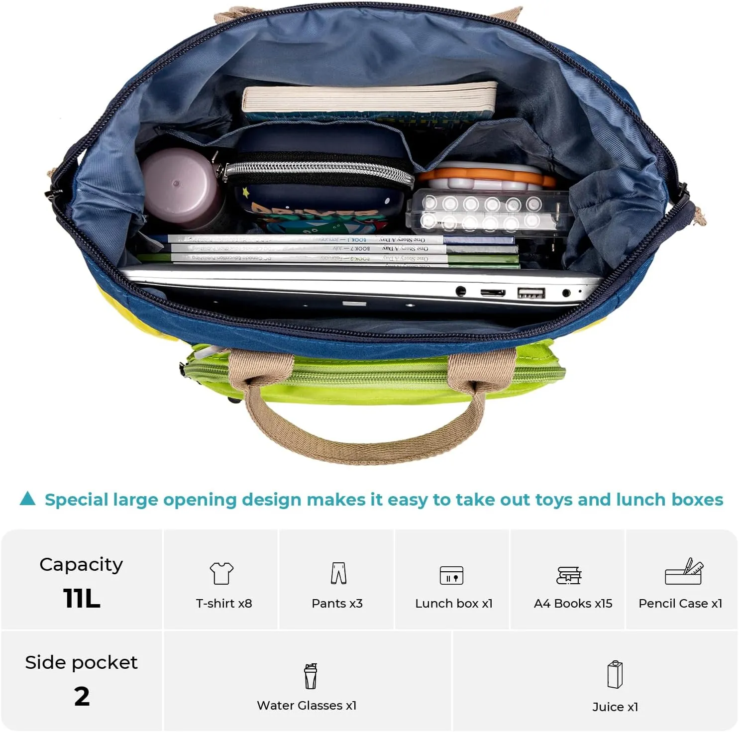CLUCI Toddler Backpack For Boys, Toddler School Backpack For School & Travel, Small Kids Child Backpacks, Preschool Kindergarten Elementary Diaper bag Daycare Backpack For Kids 2-4（No Velcro）