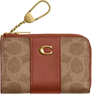 Coach Women's Essential L Zip Key CASE Accessory-Travel Wallet