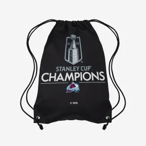 Colorado Avalanche 2022 Stanley Cup Champions Logo Drawstring Backpack