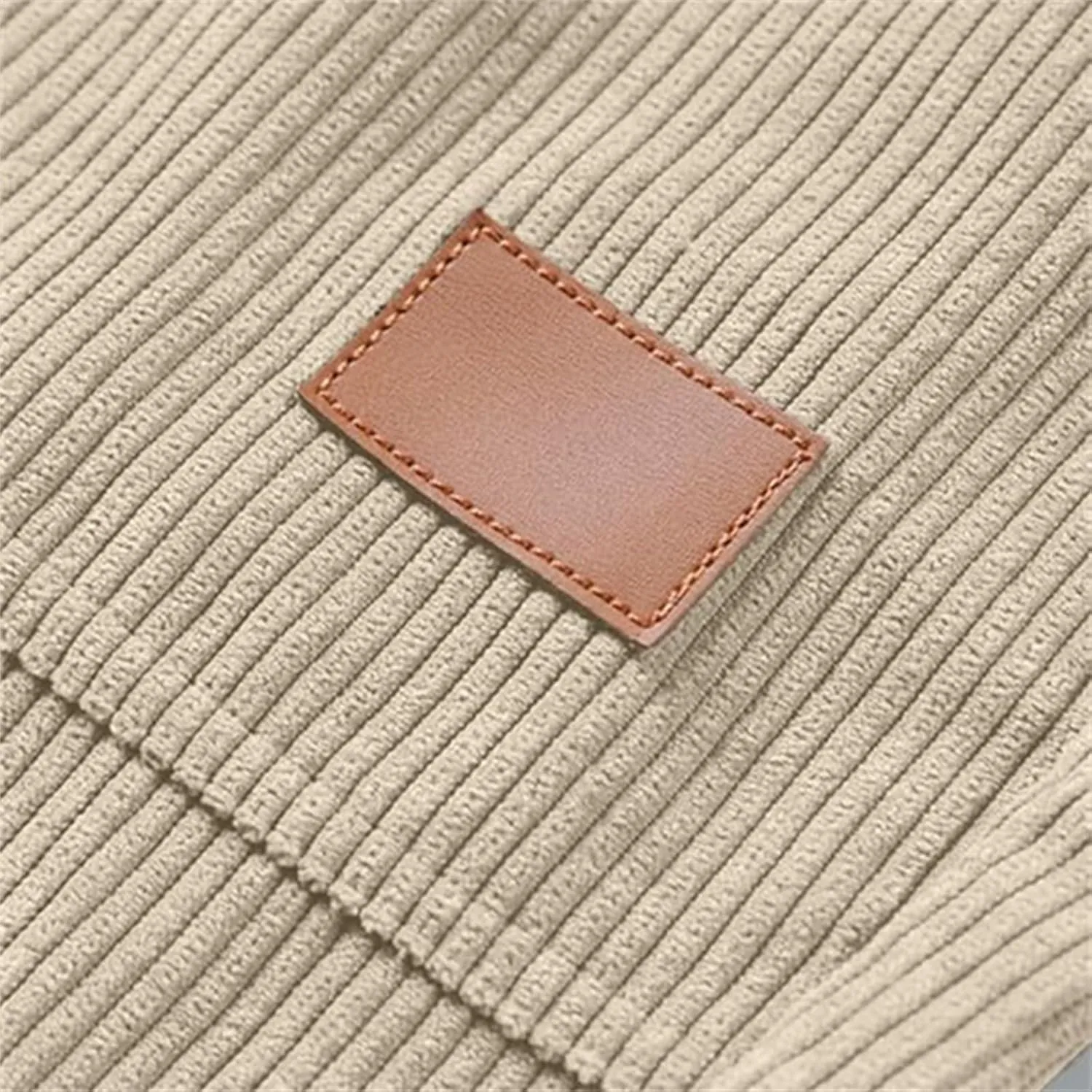 Corduroy Jogger for Men Casual Cargo Pants Drawstring Elastic Waist Baggy Tapered Sweatpants with Pockets Streetwear