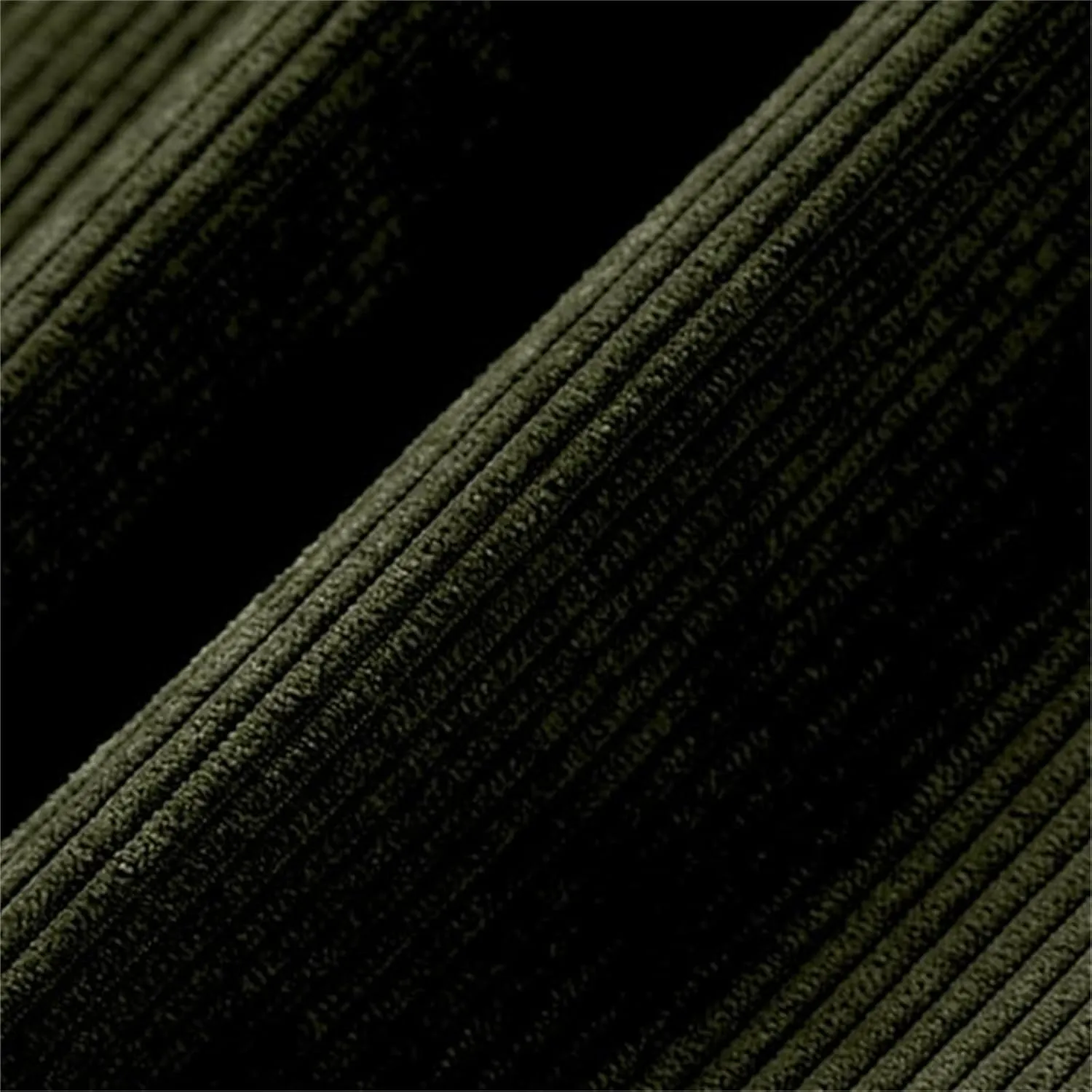Corduroy Jogger for Men Casual Cargo Pants Drawstring Elastic Waist Baggy Tapered Sweatpants with Pockets Streetwear