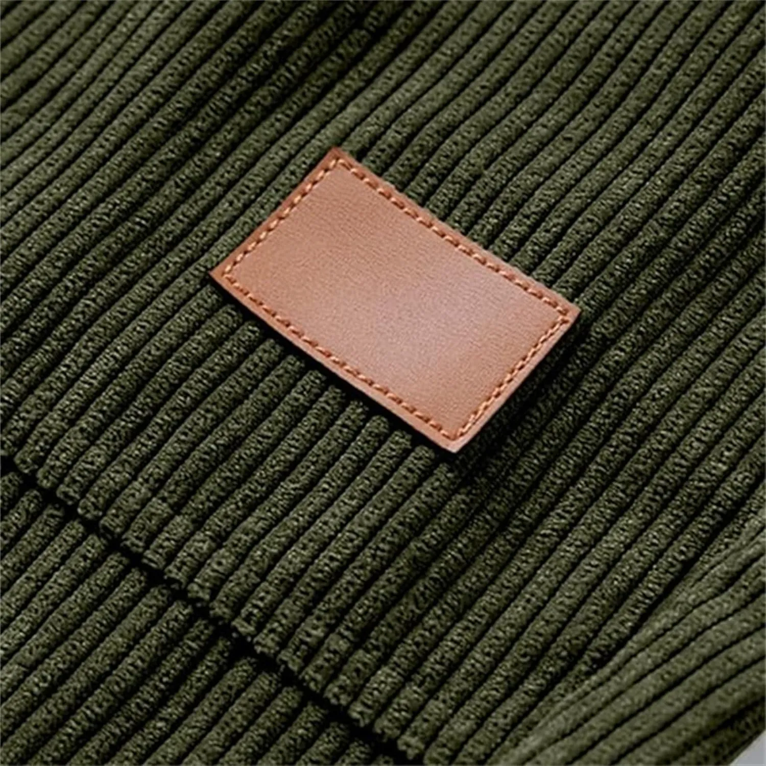 Corduroy Jogger for Men Casual Cargo Pants Drawstring Elastic Waist Baggy Tapered Sweatpants with Pockets Streetwear