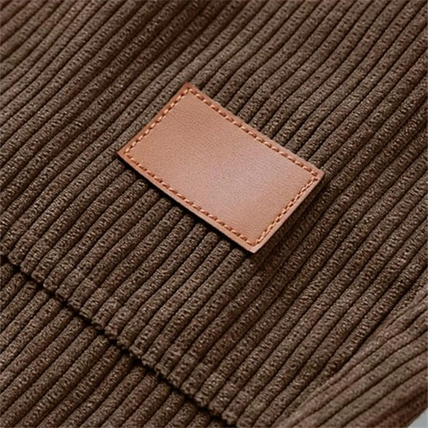 Corduroy Jogger for Men Casual Cargo Pants Drawstring Elastic Waist Baggy Tapered Sweatpants with Pockets Streetwear