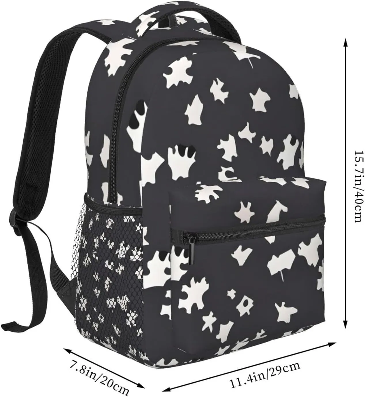 Cow Print print Lightweight Bookbag Casual Laptop Backpack for Men Women College backpack