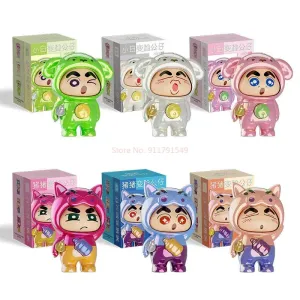 Crayon Shinchan Gradient Face Changing Keychain