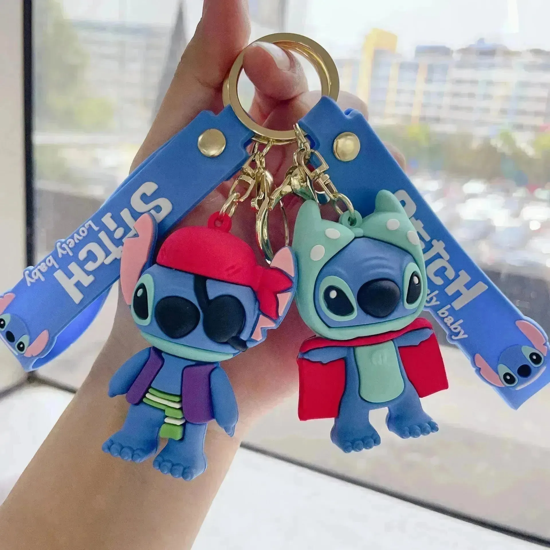 Creative Cosplay Stitch 3D Keychain