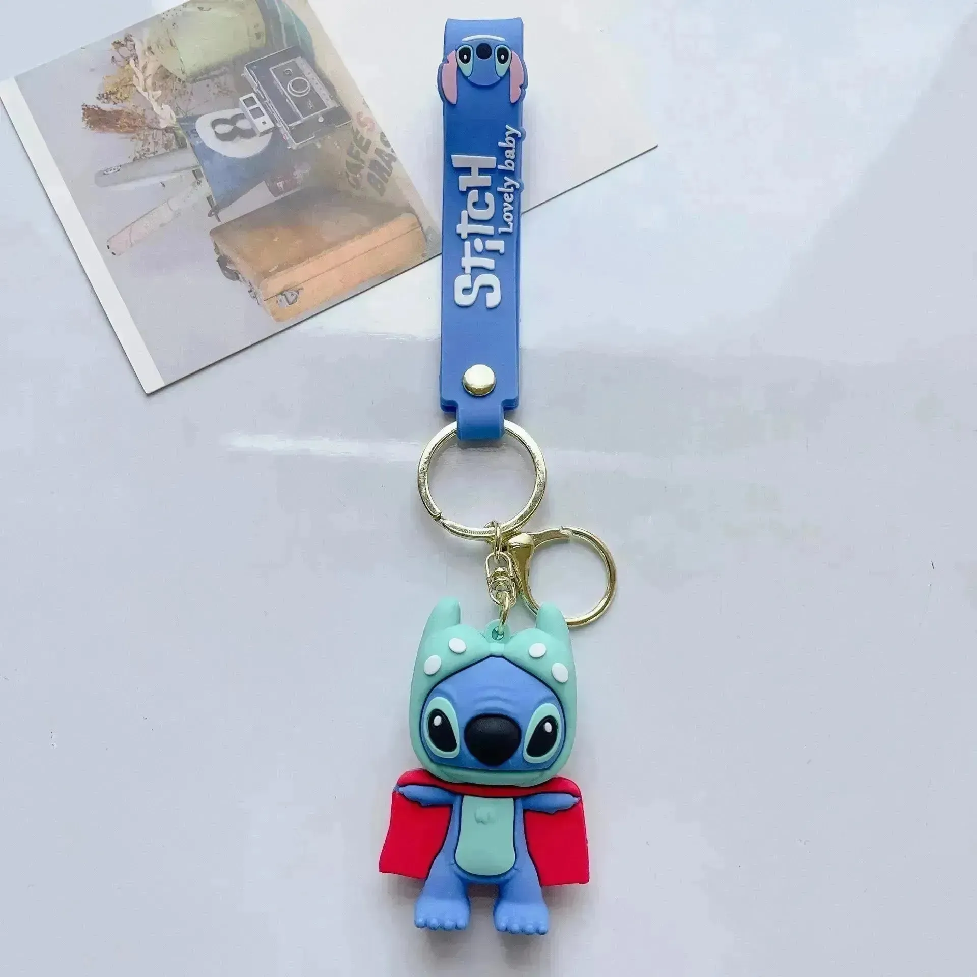 Creative Cosplay Stitch 3D Keychain