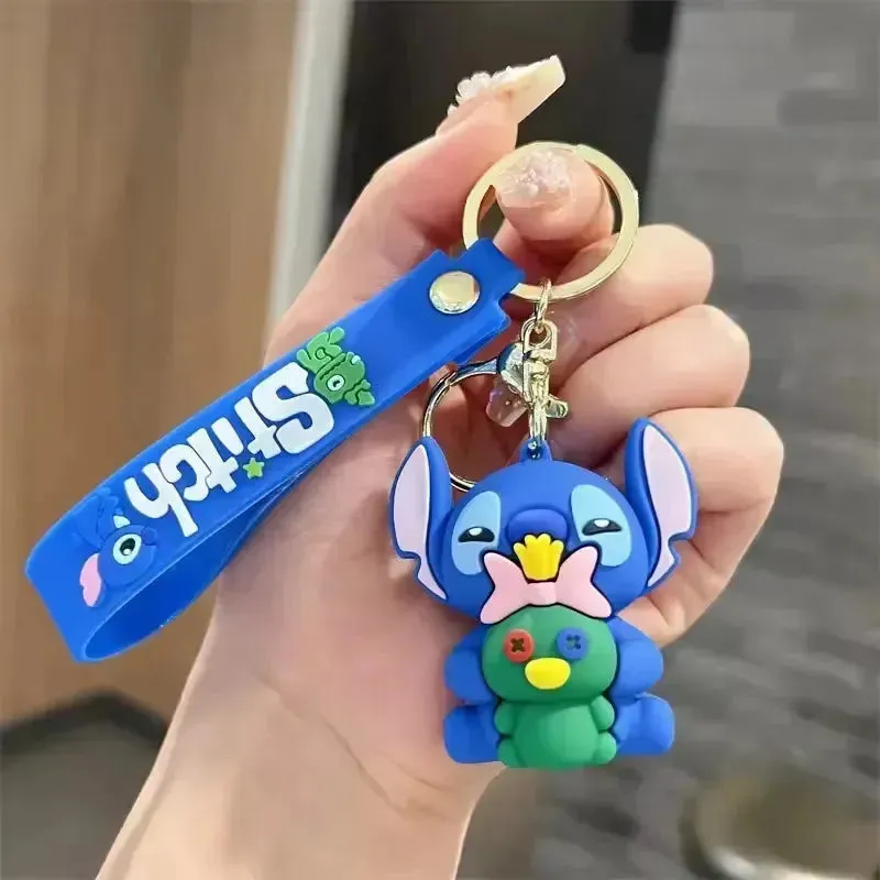 Creative Cosplay Stitch 3D Keychain