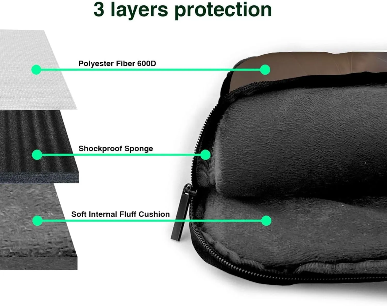 Cry Rabbit Print Notebook Computer Protective Carrying Cover With Pocket,13 Inch Laptop Shoulder Bag