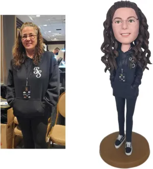 Custom Bobblehead,Personalized Custom Full,Custom Personalized Unique Handmade Bobbleheads Figurine,Action Figure Based on Your Photo. Mother's Day, srdz0001
