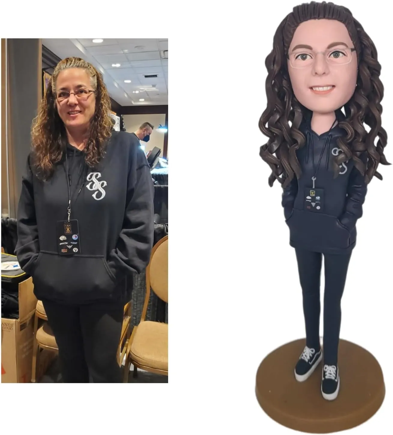 Custom Bobblehead,Personalized Custom Full,Custom Personalized Unique Handmade Bobbleheads Figurine,Action Figure Based on Your Photo. Mother's Day, srdz0001