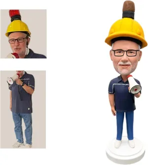 Custom Engineer Bobbleheads, Custom Worker Bobbleheads, Custom Anime Manga Figures, Boss Figurines, Images to Commission & Custom Figures Personalized Gift