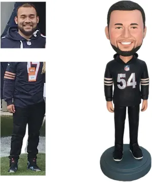 Custom Ski Bobbleheads for Husband, Custom Sportsman Bobblehead for Father, Custom Freestyle Skiing Figurines from Your Photos