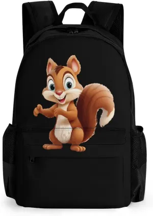 Cute Chipmunk Travel Backpack Carry On Backpack Laptop Backpack Casual Work Bag for Hiking Business